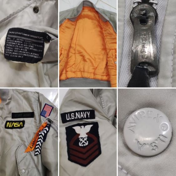 แจ็กเก็ต AVIREX
U.S.A.🛩️🇺🇲 รูปที่ 17