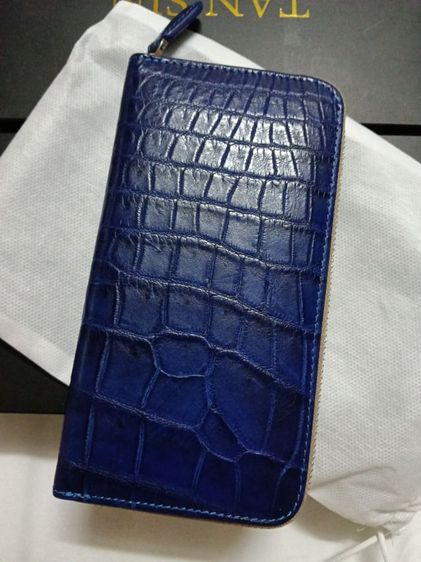 ใบยาว สีน้ำเงินบูนาวี ซิปรอบ  ราคา 1000  บาท มือสอง สภาพ 98 รูปที่ 3
