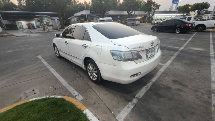 Toyota Camry 2011 2.4 Hybrid Sedan ไฮบริด ไม่ติดแก๊ส เกียร์อัตโนมัติ ขาว รูปที่ 3