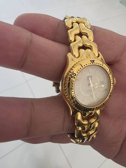 tag heuer ก้างปลาทอง wg1330-0 ladysize หน้าวงแหวน3ชั้น หน้าครีม. รูปที่ 4