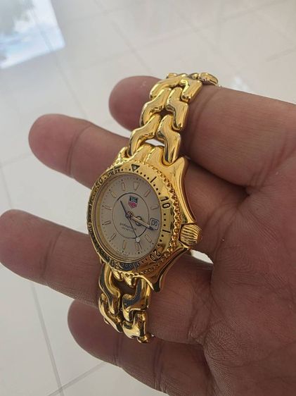 tag heuer ก้างปลาทอง wg1330-0 ladysize หน้าวงแหวน3ชั้น หน้าครีม. รูปที่ 2