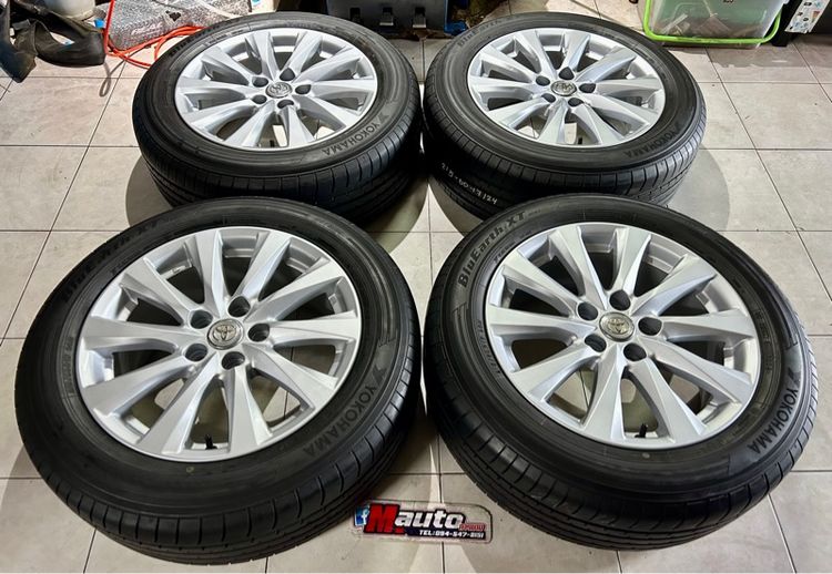 ล้อTOTOTA 17 5รู114 พร้อมยางYOKOHAMA 215 60 17 ครบชุด รูปที่ 2