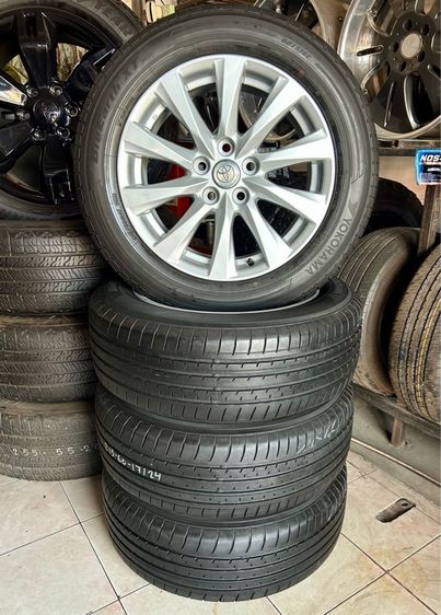 ล้อTOTOTA 17 5รู114 พร้อมยางYOKOHAMA 215 60 17 ครบชุด รูปที่ 8