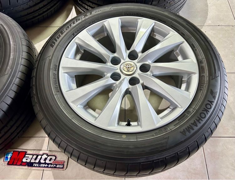 ล้อTOTOTA 17 5รู114 พร้อมยางYOKOHAMA 215 60 17 ครบชุด รูปที่ 4