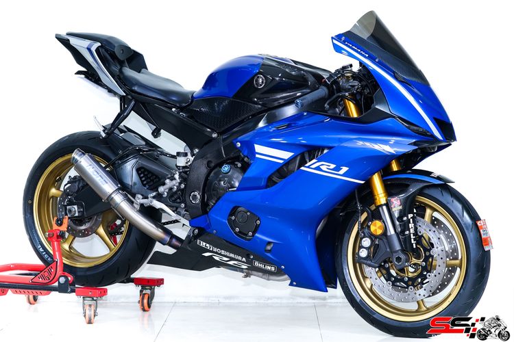 YAMAHA YZF R6 สีน้ำเงิน ปี2018 ท่อ N-one ไทเทเนียม ของแต่งหลายรายการ สภาพดี ยางใหม่ ราคาเล้าใจ รูปที่ 8