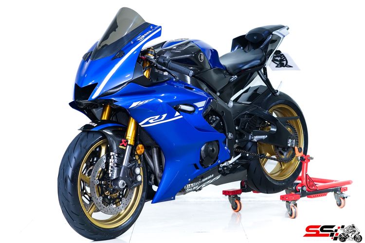 YAMAHA YZF R6 สีน้ำเงิน ปี2018 ท่อ N-one ไทเทเนียม ของแต่งหลายรายการ สภาพดี ยางใหม่ ราคาเล้าใจ รูปที่ 15