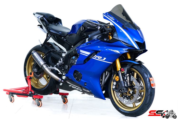 YAMAHA YZF R6 สีน้ำเงิน ปี2018 ท่อ N-one ไทเทเนียม ของแต่งหลายรายการ สภาพดี ยางใหม่ ราคาเล้าใจ รูปที่ 13