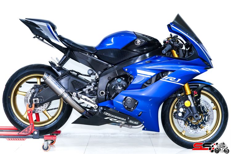 YAMAHA YZF R6 สีน้ำเงิน ปี2018 ท่อ N-one ไทเทเนียม ของแต่งหลายรายการ สภาพดี ยางใหม่ ราคาเล้าใจ รูปที่ 18
