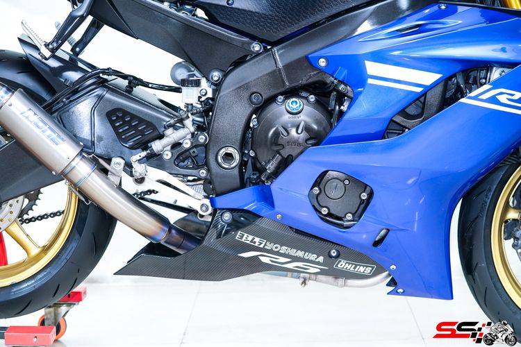 YAMAHA YZF R6 สีน้ำเงิน ปี2018 ท่อ N-one ไทเทเนียม ของแต่งหลายรายการ สภาพดี ยางใหม่ ราคาเล้าใจ รูปที่ 14