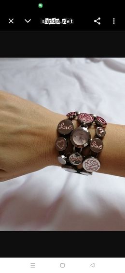 เงิน Guess นาฬิกาข้อมือผู้หญิง