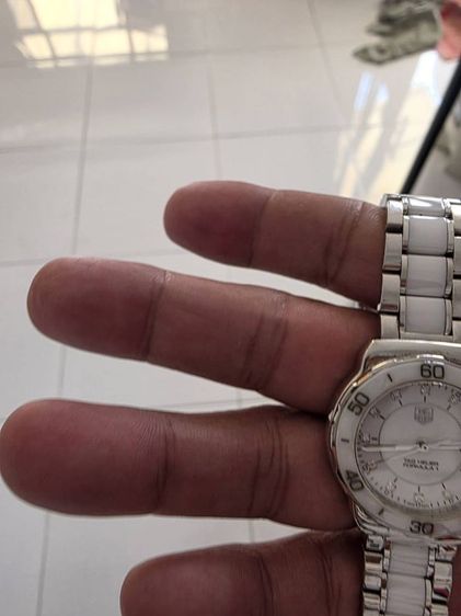 tag heuer formula 1 ceramic ขาว wah1315 ladysize หน้าหลักเพชร. รูปที่ 2