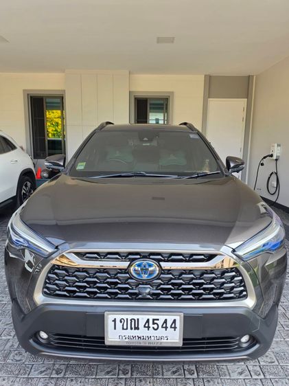 Toyota Corolla Cross 2020 1.8 Hybrid Premium Safety Utility-car ไฮบริด ไม่ติดแก๊ส เกียร์อัตโนมัติ น้ำตาล