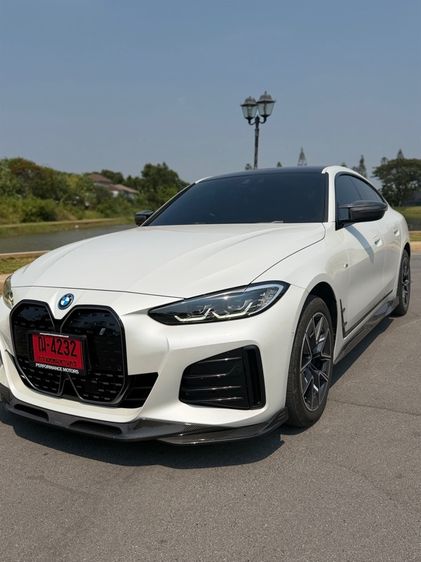 BMW I4 2024 eDrive35 M Sport Sedan ไฟฟ้า ไม่ติดแก๊ส เกียร์อัตโนมัติ ขาว รูปที่ 3