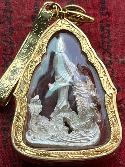 เจ้าแม่กวนอิมเหยียบมังกร เนื้อเงิน ปี 2540 รูปที่ 6