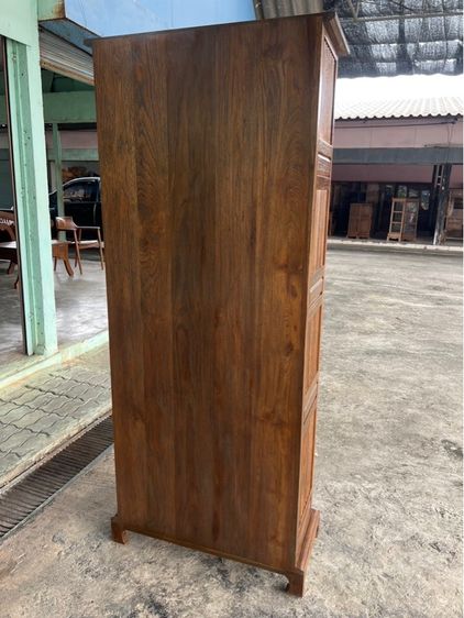 ชั้นวางของไม้สัก ข้างซี่ 4 ชั้น รูปที่ 4