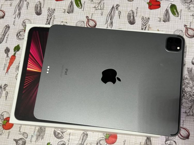 iPad Pro 11 นิ้ว M1 (2021) 128GB WiFi SpaceGray + Apple Pencil 2  รูปที่ 3