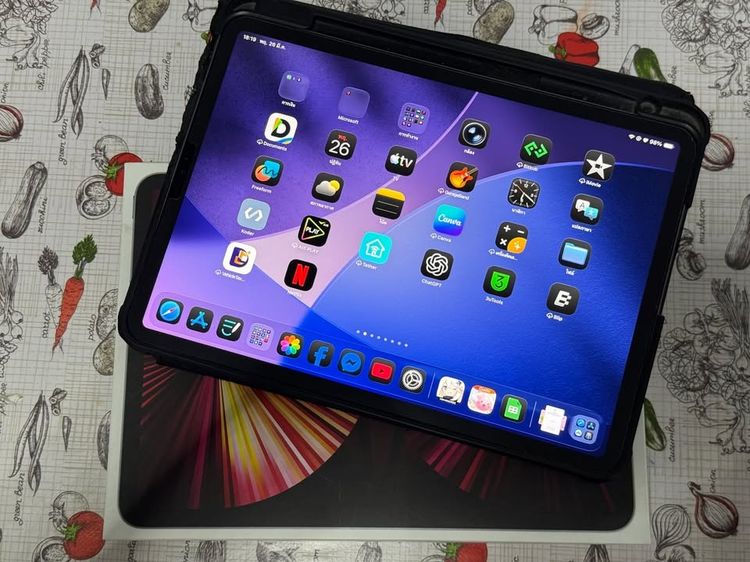 iPad Pro 11 นิ้ว M1 (2021) 128GB WiFi SpaceGray + Apple Pencil 2  รูปที่ 2