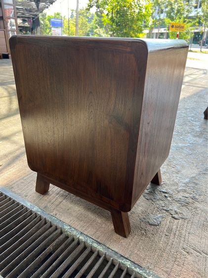  ตู้หัวเตียงไม้สักมินิมอล  รูปที่ 7