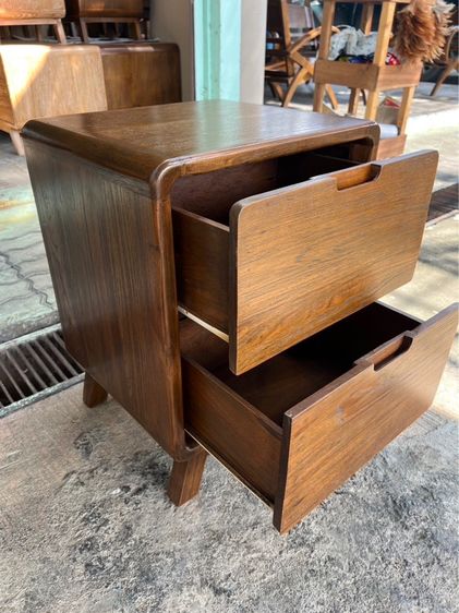  ตู้หัวเตียงไม้สักมินิมอล  รูปที่ 6