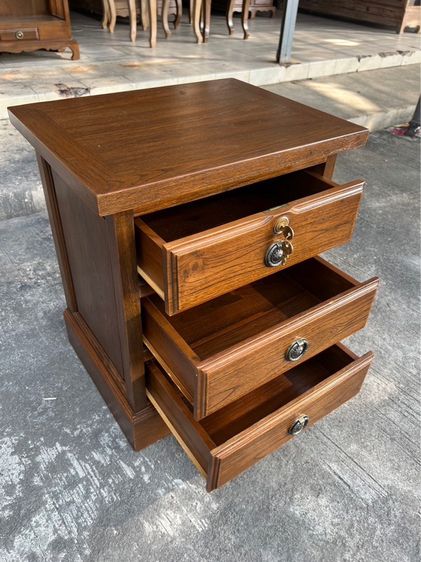 ตู้หัวเตียงไม้สักสี่เหลี่ยม รูปที่ 4