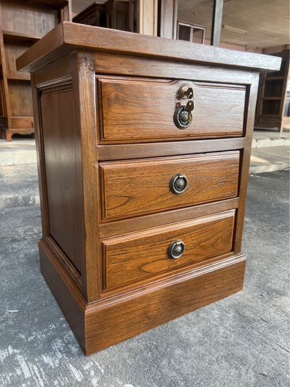 ตู้หัวเตียงไม้สักสี่เหลี่ยม รูปที่ 3