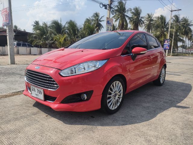 Ford Fiesta 2014 1.0 Titanium Sedan เบนซิน ไม่ติดแก๊ส เกียร์อัตโนมัติ แดง รูปที่ 2