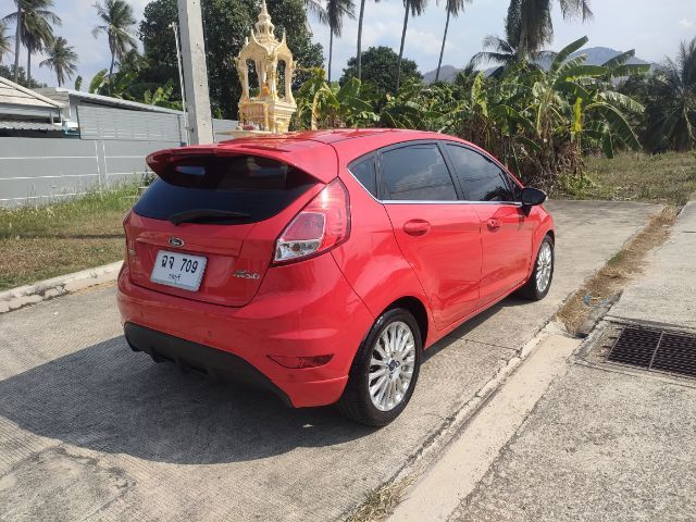Ford Fiesta 2014 1.0 Titanium Sedan เบนซิน ไม่ติดแก๊ส เกียร์อัตโนมัติ แดง รูปที่ 4