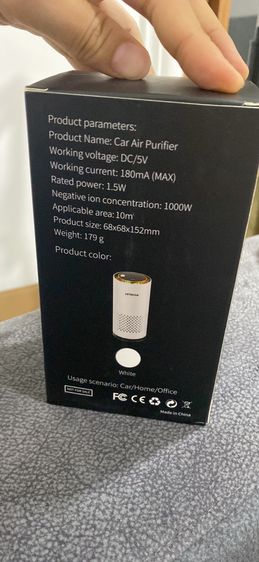 HITACHI เครื่องฟอกอากาศในรถ รุ่น JHQ-T4 รูปที่ 3