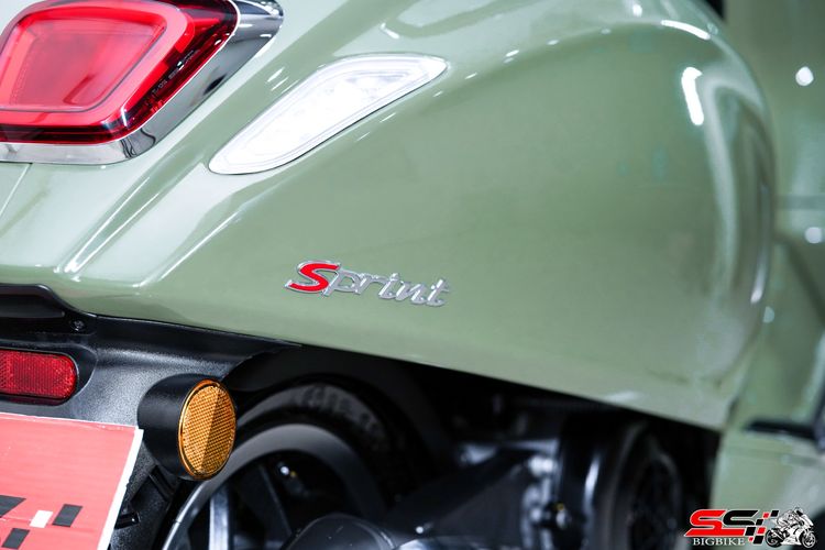 VESPA SPRINT 125 IGET ABS จอ LCD ตัวล่าสุด สี Green Tenace ปี2025 วิ่ง น้อย 3,400km ไมล์แท้ รถสวยมาก  รูปที่ 14