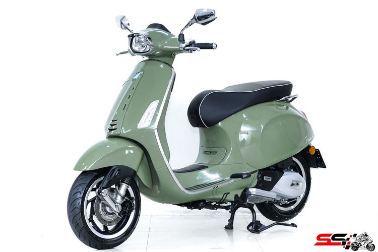VESPA SPRINT 125 IGET ABS จอ LCD ตัวล่าสุด สี Green Tenace ปี2025 วิ่ง น้อย 3,400km ไมล์แท้ รถสวยมาก  รูปที่ 3