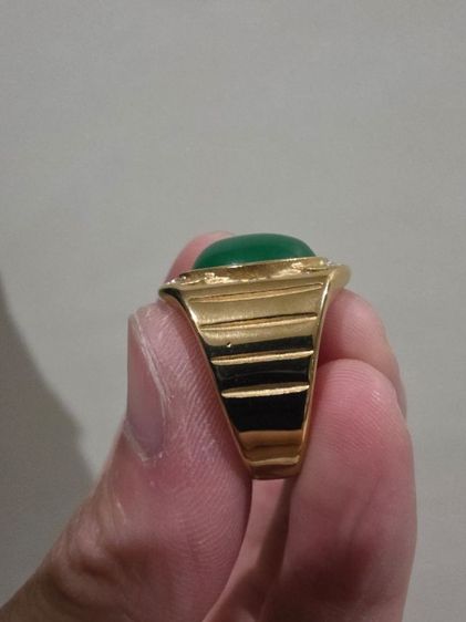 แหวน หัวสีเขียวคล้ายหยก สวยหายาก รุ่นเก่าเดิมๆ ของเก่าเก็บ ขายตามสภาพ เบอร์ 9 สวย น่าสะสม พร้อมส่งครับ รูปที่ 4