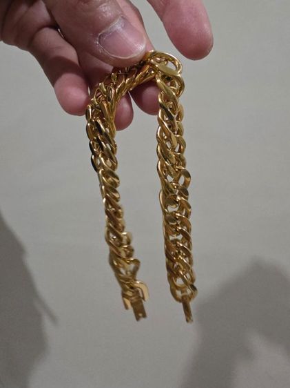 สร้อยข้อมือ อิตาลี่ สวยเก่าเก็บ หนักๆ เส้นใหญ่ หนา หายาก ขายตามสภาพ พร้อมส่งครับพี่ๆ รูปที่ 4