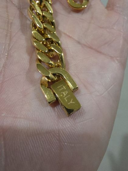 สร้อยข้อมือ อิตาลี่ สวยเก่าเก็บ หนักๆ เส้นใหญ่ หนา หายาก ขายตามสภาพ พร้อมส่งครับพี่ๆ รูปที่ 6