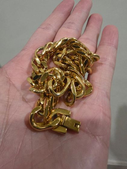 สร้อยข้อมือ อิตาลี่ สวยเก่าเก็บ หนักๆ เส้นใหญ่ หนา หายาก ขายตามสภาพ พร้อมส่งครับพี่ๆ รูปที่ 2