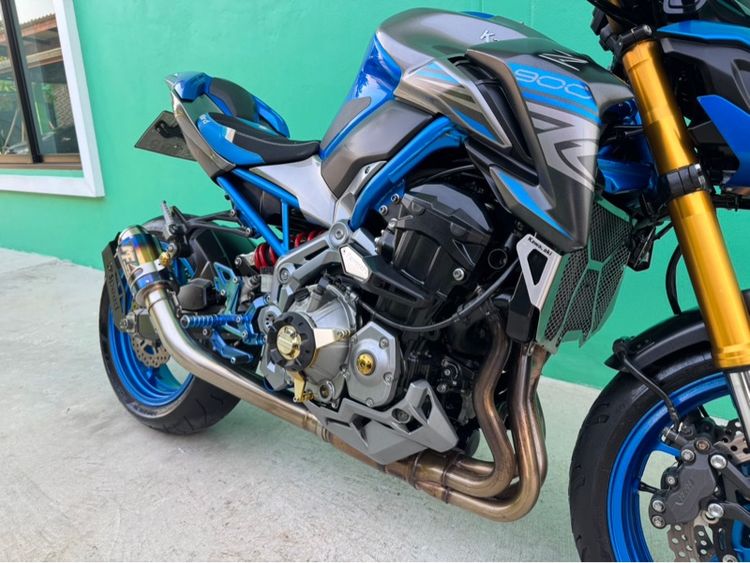 Kawasaki Z900 SE ปี2017 สีน้ำเงินเทา รูปที่ 9