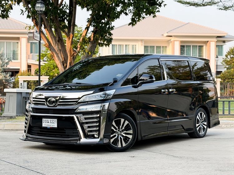 Toyota Vellfire 2.5 (เบนซินล้วน) ZG Edition Full Option ปี 2018  Minorchange ใช้งานน้อย ประวัติครบ เจ้าของเดียว