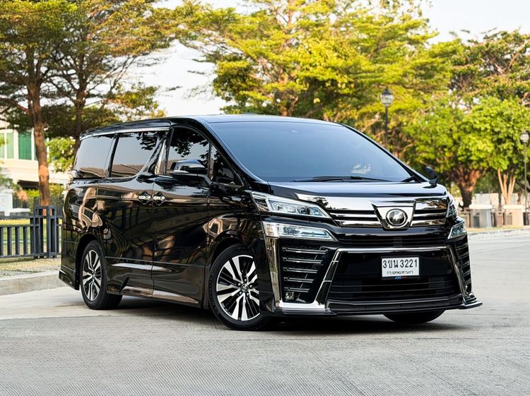 Toyota Vellfire 2018 2.4 Z G Edition Utility-car เบนซิน ไม่ติดแก๊ส เกียร์อัตโนมัติ ดำ รูปที่ 3