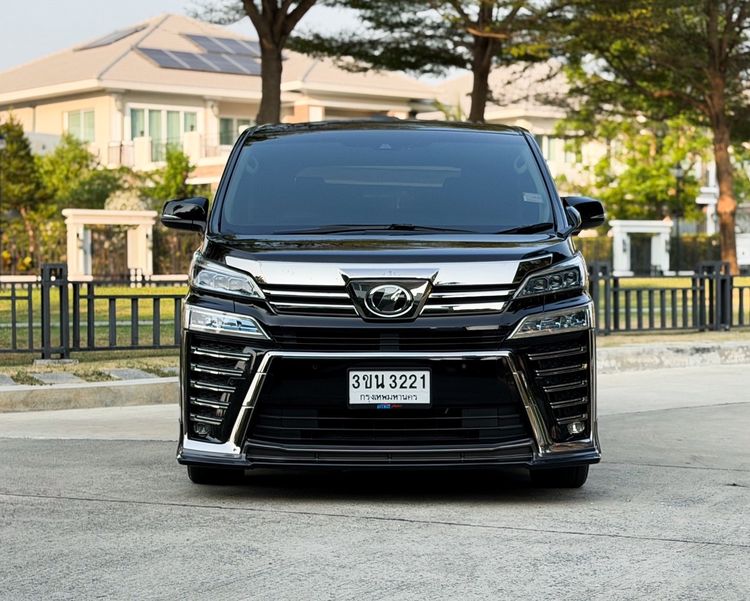 Toyota Vellfire 2018 2.4 Z G Edition Utility-car เบนซิน ไม่ติดแก๊ส เกียร์อัตโนมัติ ดำ รูปที่ 2