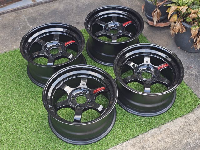 TE37V
ขอบ 15 กว้าง 8 ET25
4รู100 pcd. รูปที่ 3