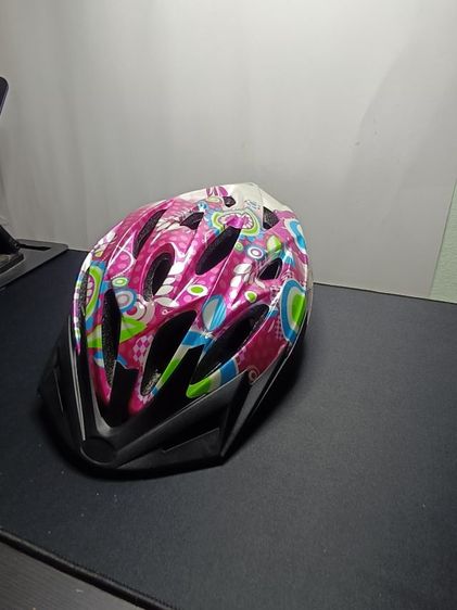 หมวกกันน็อกจักรยานเด็ก KIDZAMO X-Cool ลายดอกไม้ ชมพูสดใส ไซส์ M (54-58cm) รูปที่ 4