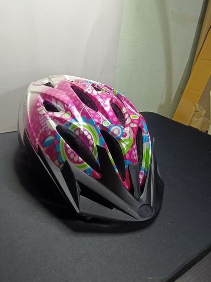 หมวกกันน็อกจักรยานเด็ก KIDZAMO X-Cool ลายดอกไม้ ชมพูสดใส ไซส์ M (54-58cm) รูปที่ 3