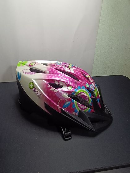 หมวกกันน็อกจักรยานเด็ก KIDZAMO X-Cool ลายดอกไม้ ชมพูสดใส ไซส์ M (54-58cm) รูปที่ 2