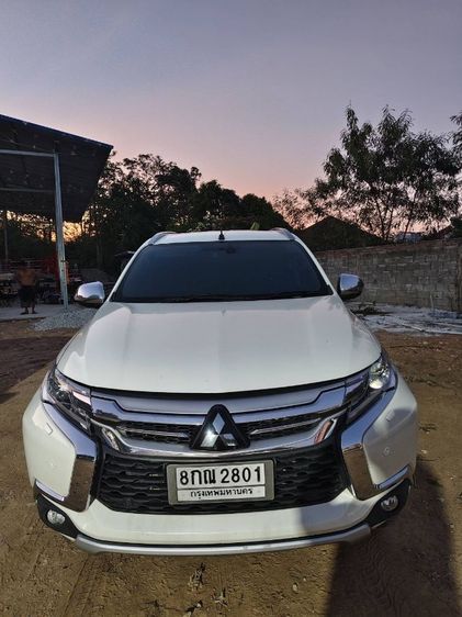 Mitsubishi Pajero Sport 2017 2.4 GT Premium Elite Edition 4WD Van ดีเซล ไม่ติดแก๊ส เกียร์อัตโนมัติ ขาว รูปที่ 3