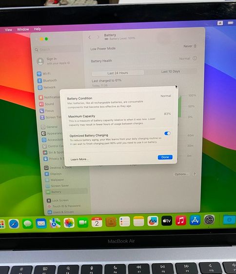 MacBook Air M1 RAM 8GB SSD 256GB สภาพสวย แท้ครบกล่อง รูปที่ 7