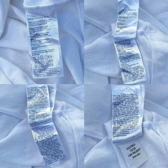 Tommy Hilfiger Tommy Jeans M NASH LS T-Shirt BRIGHT WHITE รูปที่ 6