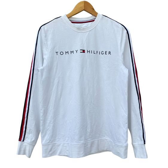 Tommy Hilfiger Tommy Jeans M NASH LS T-Shirt BRIGHT WHITE