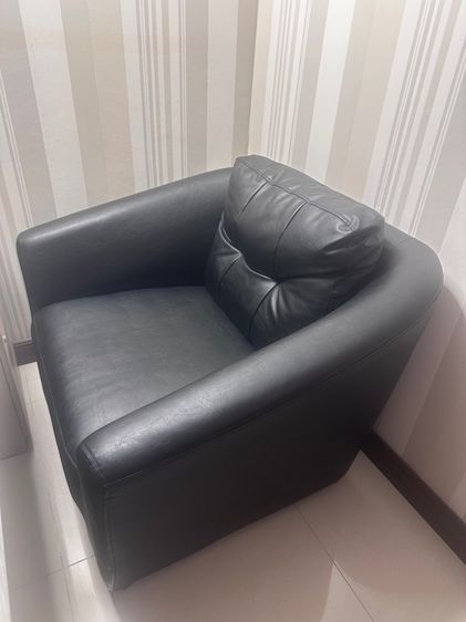 เก้าอี้โซฟา สีดำ