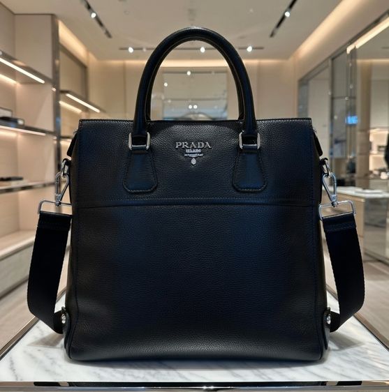 Prada Vitello Phenix Shopping Tote 2-Way Satchel