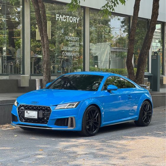 Audi Audi TT  2021 2.0 TFSI Quattro S Line 4WD Sedan เบนซิน ไม่ติดแก๊ส เกียร์อัตโนมัติ ฟ้า รูปที่ 3