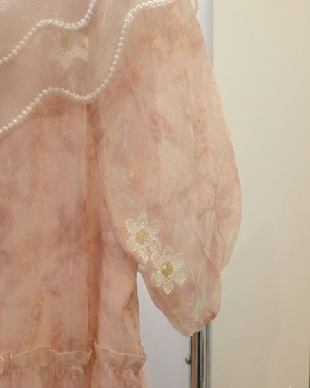 ​ส่งต่อเดรสยาวสุดหวาน size M ดีเทลแน่นทั้งตัวจากแบรนด์ Babylady มือ1 ไม่เคยใส่ค่ะ รูปที่ 6